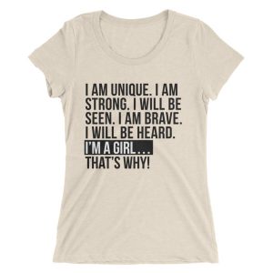 I'm a girl shirt pink