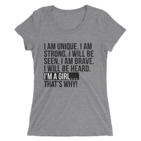 I'm a girl shirt light